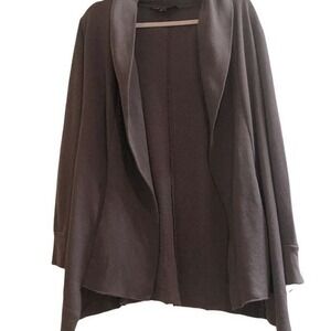 Open Front Hooded‎ Lightweight  Relaxed  Fit Jacket  Size:Large